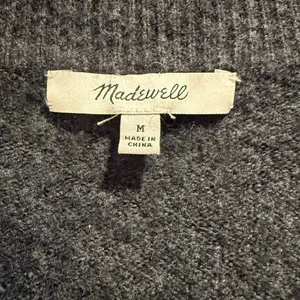 Madewell Polka Dot Wool Alpaca Blend V-Neck Sweater Size‎ M thumbnail 7