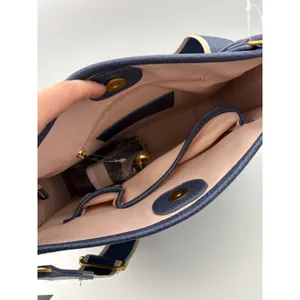 Women’s Style&Co Navy Blue Leather Crossbody Purse thumbnail 5