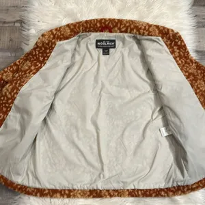 Woolrich circa 2010s textured sherpa fleece button front jacket lined 15458 S thumbnail 10