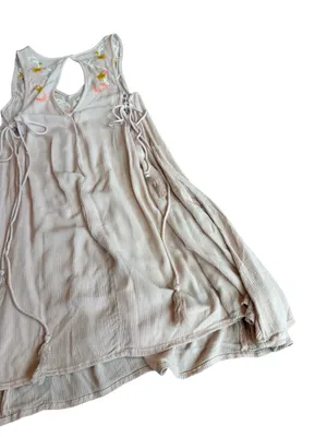 Intimately Free People Blush Pink Embroidered Boho Swing Dress X-Small Women's thumbnail 14
