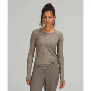 Lululemon Swiftly Tech Long Sleeve Shirt 2.0 Distorted Static Rover / White Opal thumbnail 6