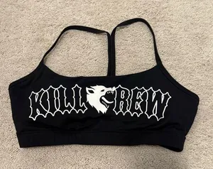 Kill Crew Bra! Cross listed on Mercari! Black Size M thumbnail 1