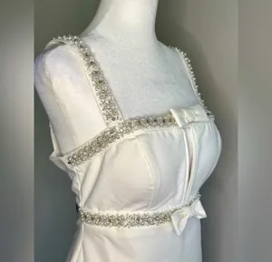 White Cocktail Dress thumbnail 2