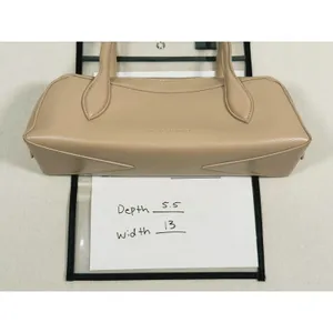 Melie Bianco Tilda Vegan Leather Shoulder Bag Beige Tan Minimalist Old Money thumbnail 8