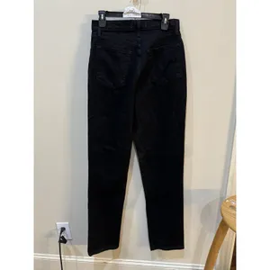 NEW Abercrombie Curve Love '90s Straight Ultra High Rise Black Jeans Size 29 8 thumbnail 3