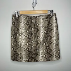 Honey Belle- Tan & Brown Snake Skin Skirt thumbnail 2
