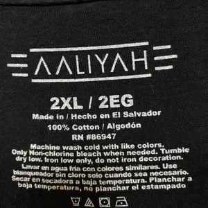 Aaliyah Airbrush Queen of Urban Pop Self-titled Album Tee 2X thumbnail 4
