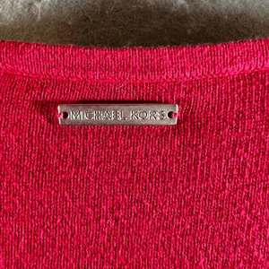 1151 | Michael Kors Red Cotton‎ Quarter Zip Pullover Sweater Womens Small thumbnail 5