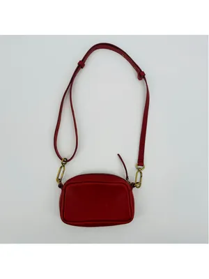 Madewell Red Italian Leather Crossbody Carabiner Bag thumbnail 2