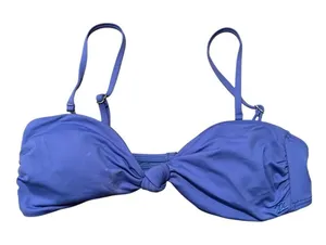 Billabong‎ Women's Size Small Sol Searcher Bandeau Bikini Top Blue Park Stretch thumbnail 1