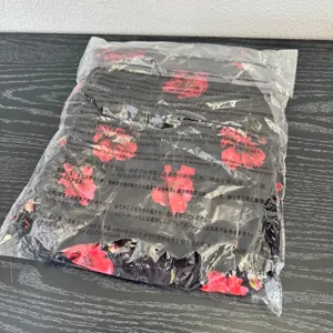 NEW VICI Floral Off The Shoulder Tank Top Black Red Rose Print Womens Size Small thumbnail 2