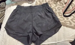 Grey Tie-dye lululemon high rise hotty hots 2.5 shorts thumbnail 1