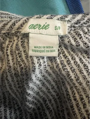 AERIE Lightweight Stripe Summer Dress with Ruffle Hem thumbnail 6