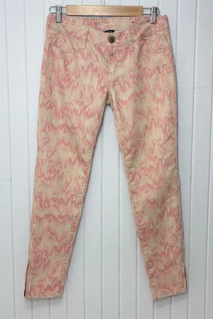 American Eagle Outfitters Jegging Pink Low Rise‎ Super Skinny Leg Stretch size 4 thumbnail 1
