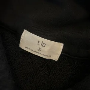 NWOT Anthropologie t.la black sweatshirt cardigan small‎ thumbnail 7