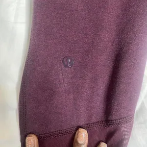 Lululemon maroon  full length leggings thumbnail 3