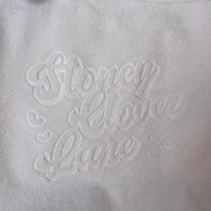 Stoney Clover Lane x Target white terry tote bag thumbnail 2
