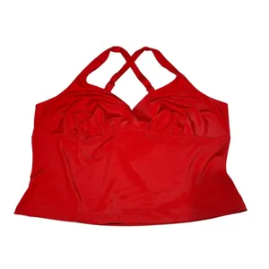 Princess Polly NWT Red Wandella Spaghetti Strap Adjustable Crop Tank Top 12‎ thumbnail 4