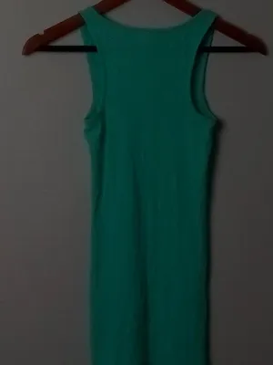 PINK VS XS Mint Green Ribbed Undershirt Tank Top thumbnail 3