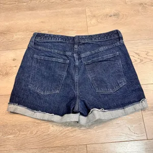 Universal Thread Denim Shorts High Rise Cuffed Raw Hem Blue Womens Size 10‎ R thumbnail 2