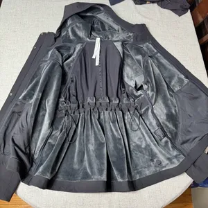 Lululemon RepelShell Cinch Back Rain Jacket Waterproof Windproof Velour Lined 12 thumbnail 11