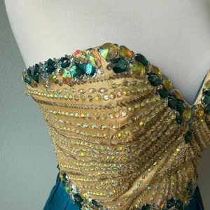 Sherri Hill Beaded Cocktail Mini Strapless Dress Size 10 thumbnail 3