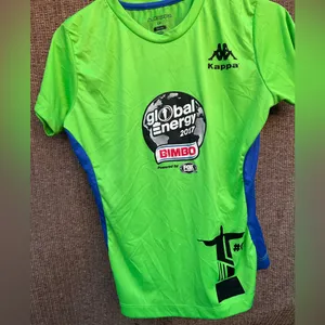 Kappa Global Energy 2017 Running Athletic Shirt Rio De Janeiro Womens Small thumbnail 8