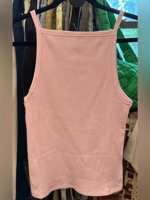 NWT Free People We The Free Mia Tank - pink a boo pink rose - XS, Medium thumbnail 9