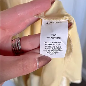 NWT Runaway The Label - Havanna Dress - Yellow thumbnail 6