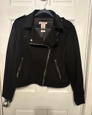 Faux suede jacket thumbnail 1