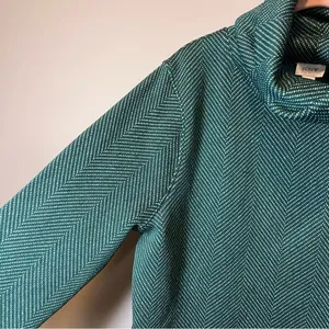 J. Crew Women’s Long Sleeve Funnel Neck Pullover Sweater Green XL‎ thumbnail 5