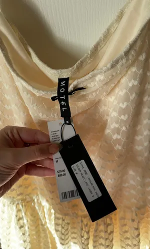 White Mini Dress Size M thumbnail 9