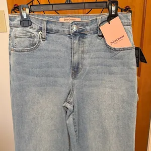 🛠️🛠️🛠️BOGOHO🛠️🛠️🛠️Juicy Couture Sky Blue Carpenter Jeans-Size 7/28 thumbnail 2
