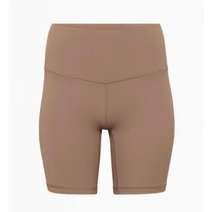 NEW Aritzia TNA Butter Atmosphere 7" High Waisted Bike Shorts Tan Brown Size XS thumbnail 4