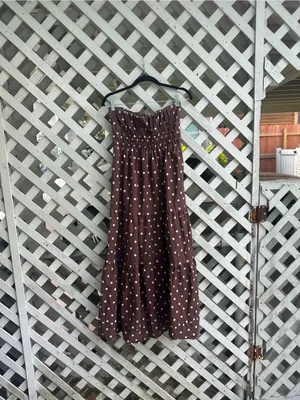 Free People Anthropologie Somerset Strapless Maxi Dress thumbnail 9