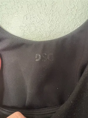 DSG women’s black tank top with built in bra thumbnail 5
