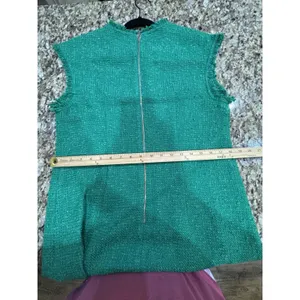 Kate Spade New York sequin tweed shift dress‎ in Plaza green Size 10 thumbnail 9
