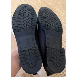 Eddie Bauer Black Nubuck Leather Flats Made in Italy Slip On Shoes Women 8N thumbnail 8