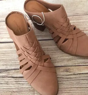 Heeled Mules Brown Size 8 thumbnail 1