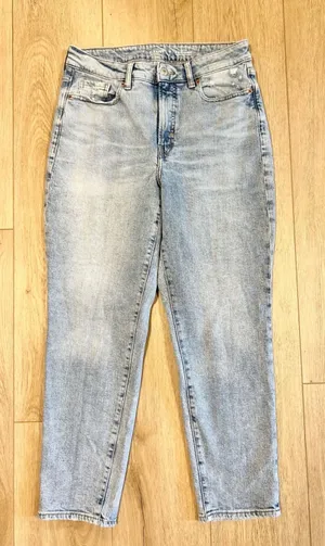 Old Navy OG Straight High Rise Light Wash Teagan Jeans Womens 10 Secret‎ Slim thumbnail 1