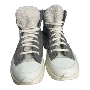 Converse Run Star Grey Hike Hi Platform M8/W9.5 172202C Sherpa Vapor Boot Shoes thumbnail 3
