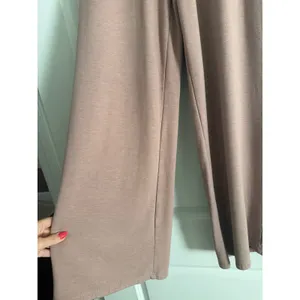 Balance Collection Women's Medium Café Mauve Wide Leg Lounge Pants thumbnail 2