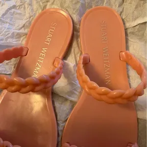 Stuart Weitzman Braided Jelly Slide Sandals - Size 7 thumbnail 3