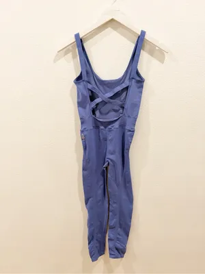NEW Free People Good Karma Jumpsuit Blue Size XS/S thumbnail 4