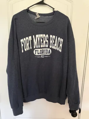 fort myers’s crewneck Gray Size XL thumbnail 1