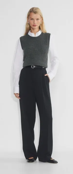 Aritzia Wilfred Effortless Pant Crepette Trouser Womens Size‎ 0 thumbnail 1