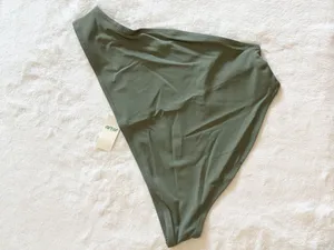 NWT Aerie Olive Green Bikini Bottoms - Size: Large thumbnail 4