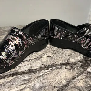 Dansko Women's Black and Multicolor Clogs thumbnail 9