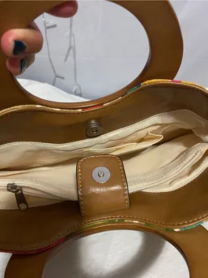 Floral Canvas Tote Bag in Multicolor thumbnail 5