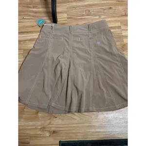 tan Athleta Whatever active skort with front seam detailing thumbnail 5